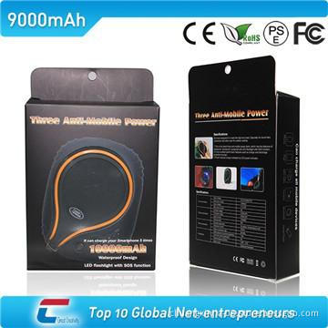 Waterproof USB power bank for iphone5 with SOS function